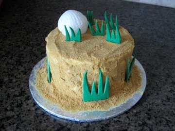 Golf Theme Cake