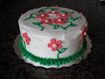 Spring Flower Theme Cake