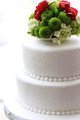 25 Simple White Floral Wedding Cake