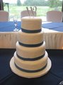 42 dotted_monogram_cake