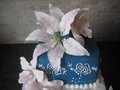 47 Blue_White_Pink_Lily_Tiered_Cake